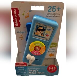 Fisher-Price Laugh & Learn Puppy Music Player - Blue and Multicolor